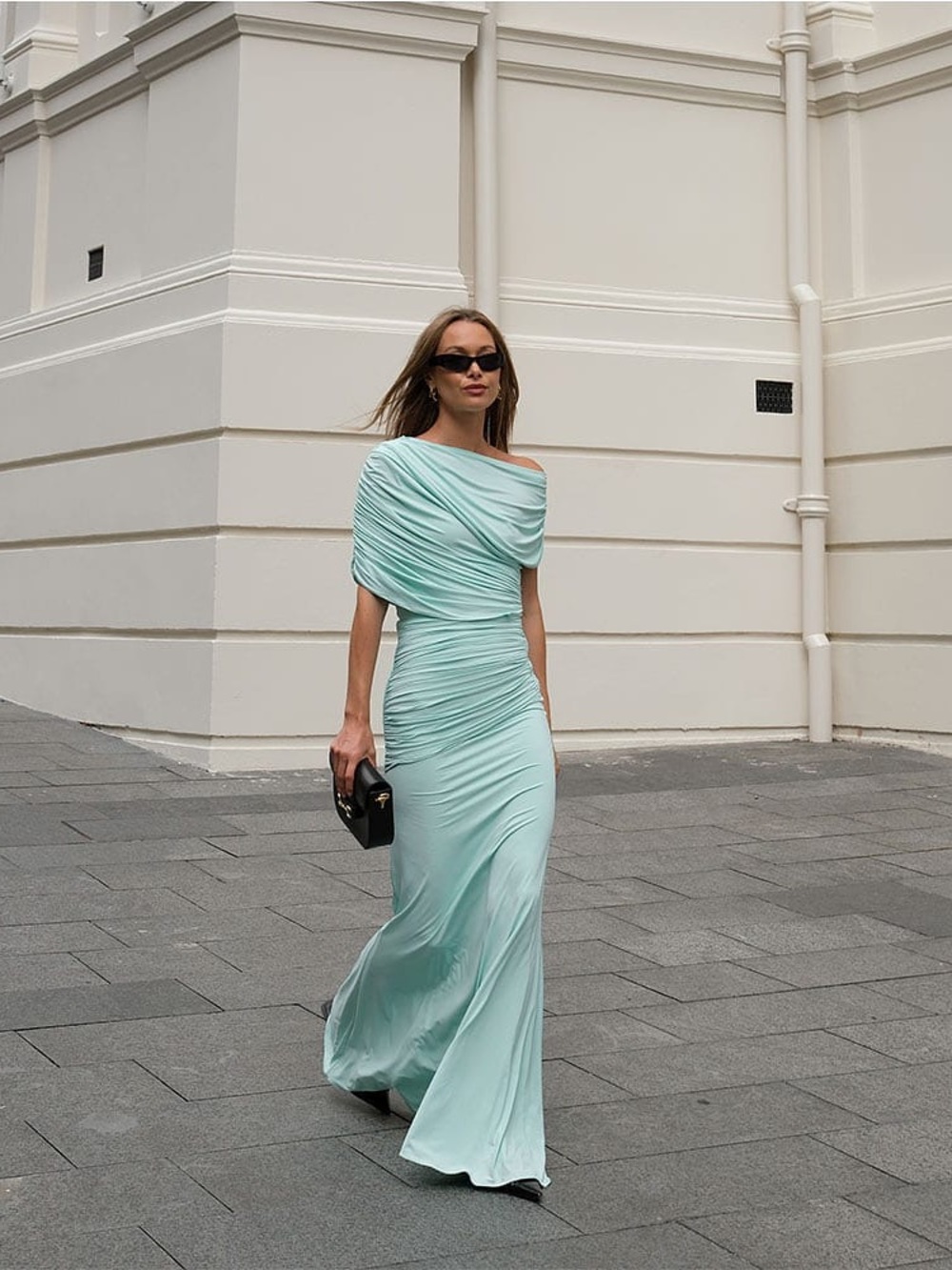 EMILY RUCHED MAXI DRESS